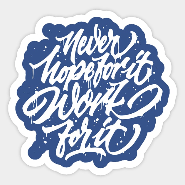 Never Hope, Work Sticker by kulapanik